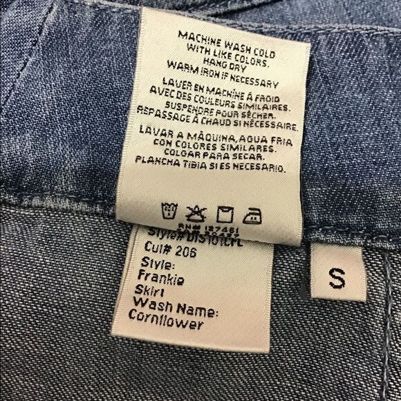 Wildfox Couture Frankie Denim Mini Skirt Sz S - Picture 9 of 9